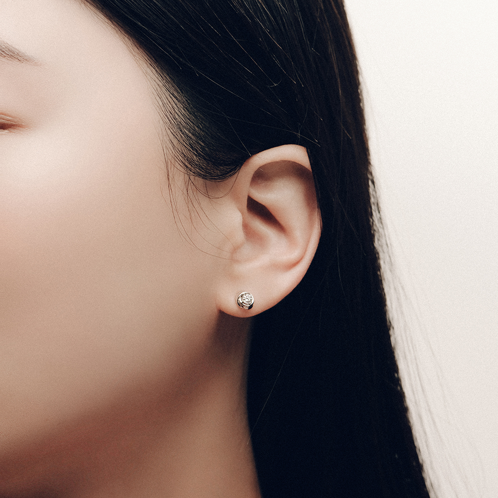 [온라인단독] 솔리스트 1부 다이아몬드 귀걸이 목걸이 SET 0.1ct  SI2
